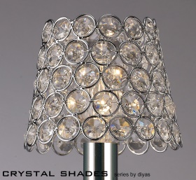 Crystal Ring Shade Glass Crystal Shades Diyas Clip-On Shades Crystal Ring Shade Glass Crystal Shades Diyas Clip-On Shades